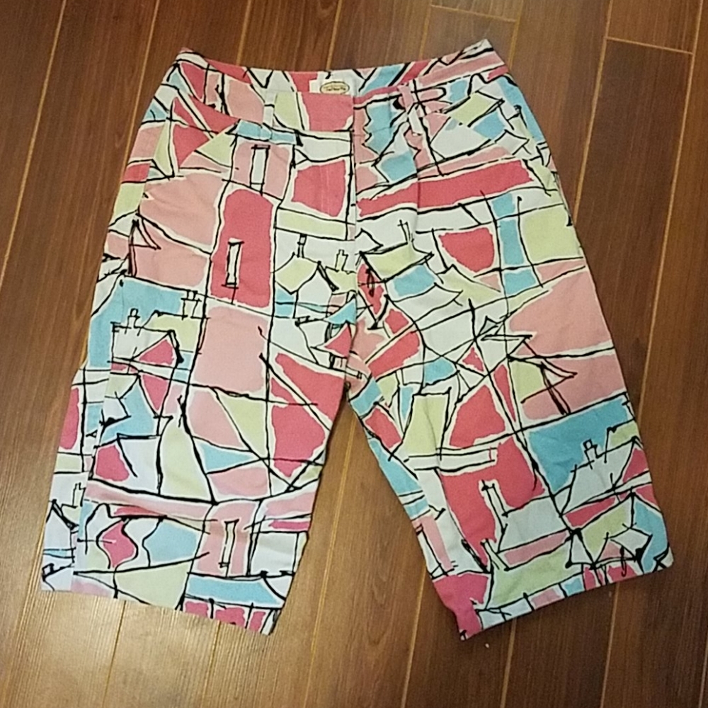 TALBOTS colorful Bermuda shorts